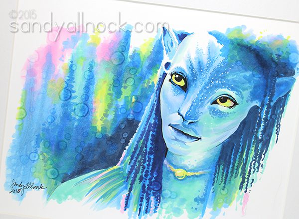 Neytiri Fan art by Sandy Allnock