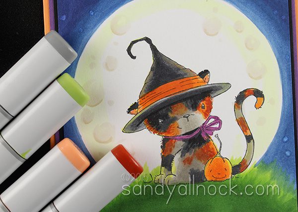 Sandy Allnock - Moon Light Copic Kitty