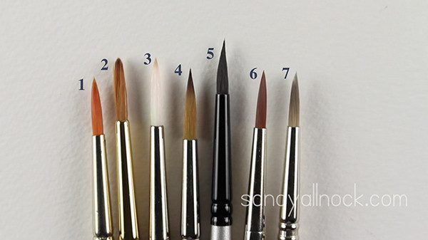 7 brushes