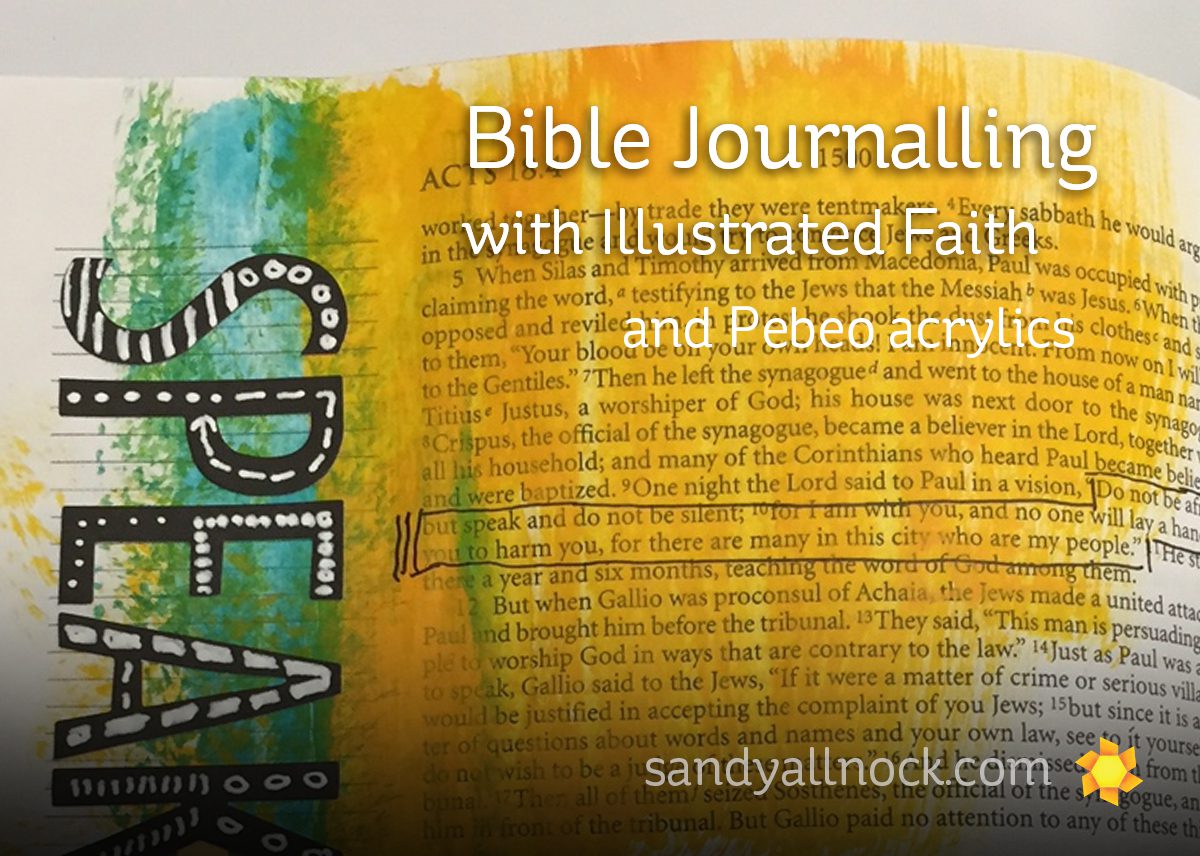 Bible Journalling Class – and CHA day one