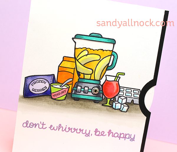 Sandy Allnock Choose Banana Spinning Wheel Card