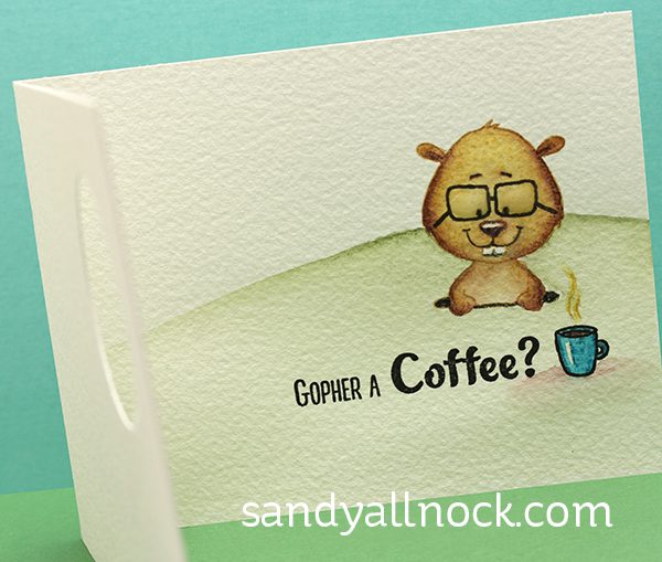 Sandy Allnock Peekaboo Critter Greeting Card