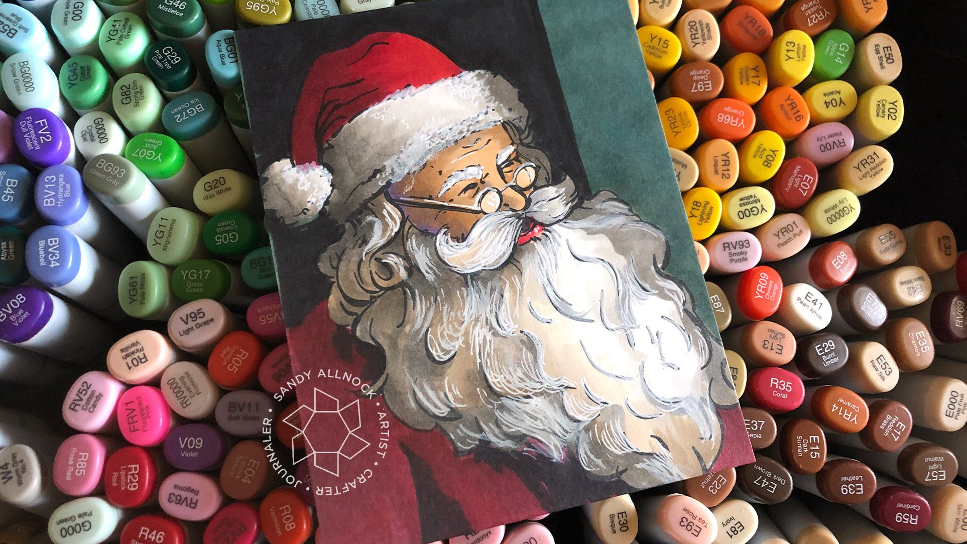 25 Creations of Christmas, Day 24: Vintage Santa + winners!