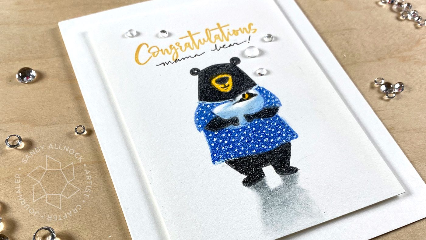Mama Bear – new baby card