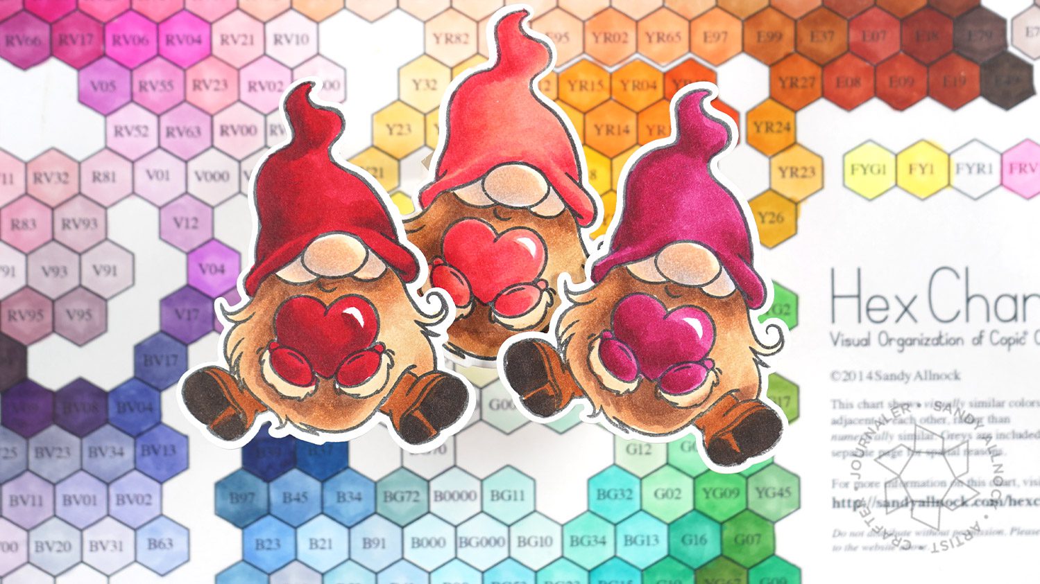Copic Reds for Gift Card Holders + CardNow