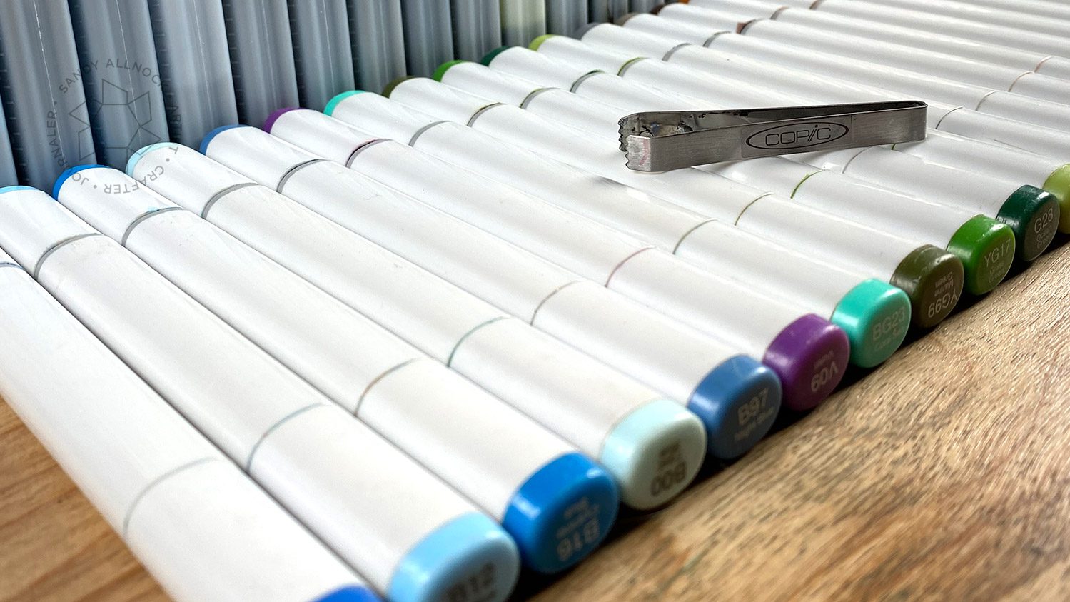 Copic Maintenance Day: dry markers and squishy nibs!