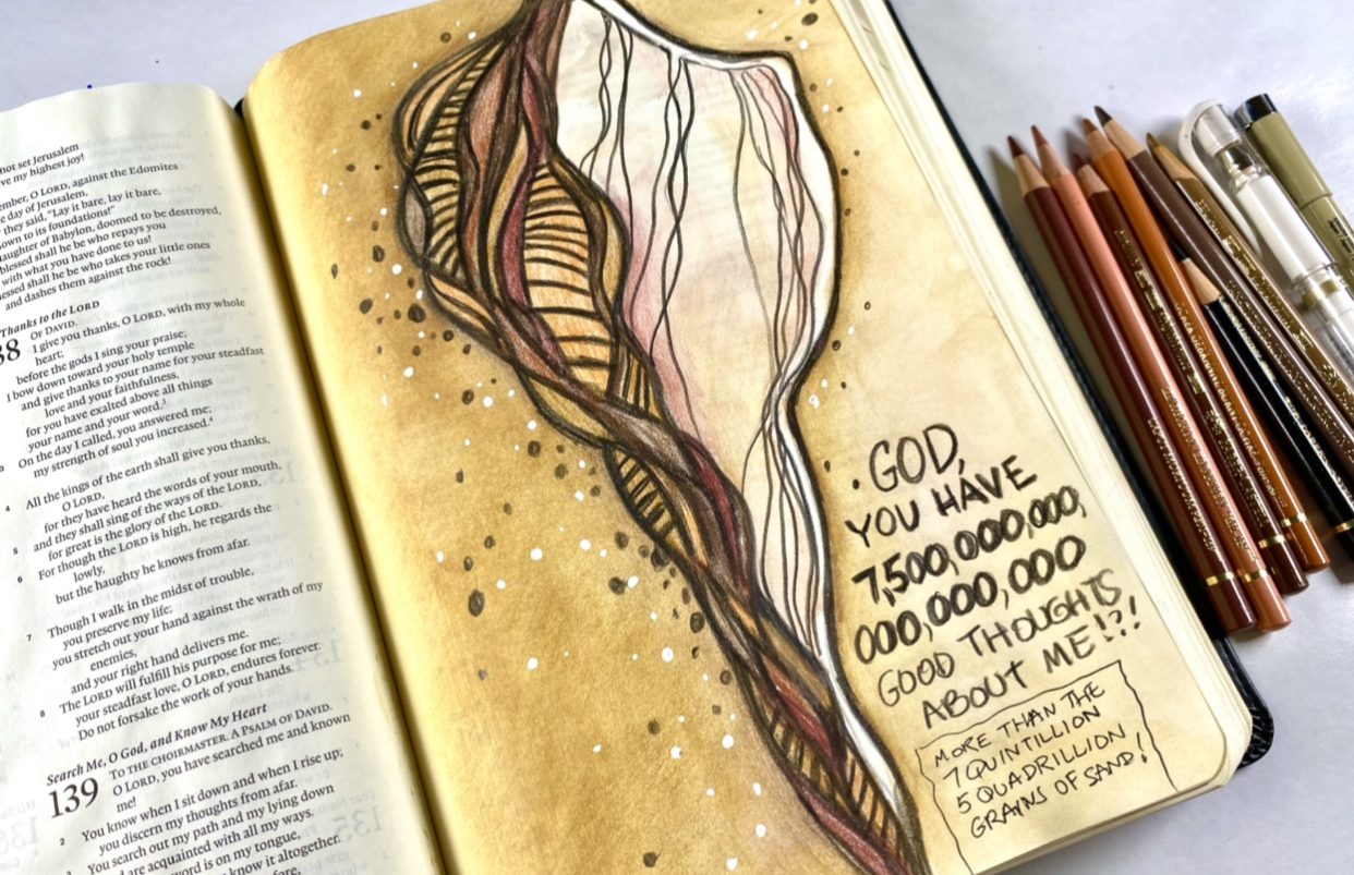 New Bible Journaling class: Stained Glass Designs!