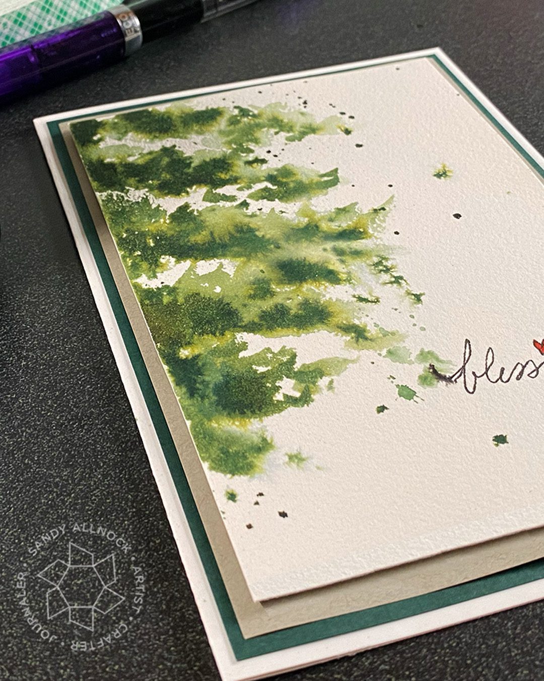 Sandy Allnock Wedding card2
