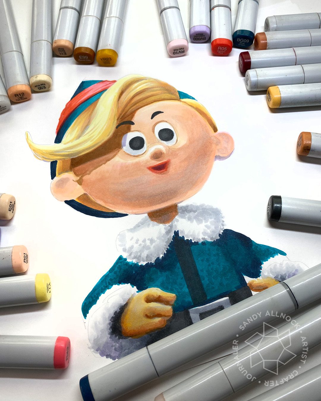 Sandy Allnock Hermey elf