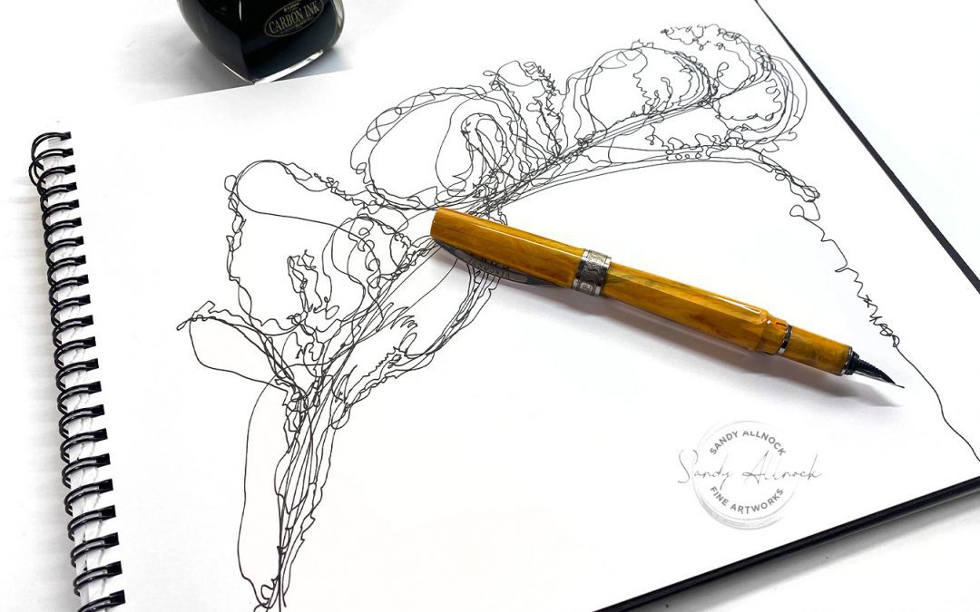How to create a one-line musical drawing (Miles Davis-inspired part 2)
