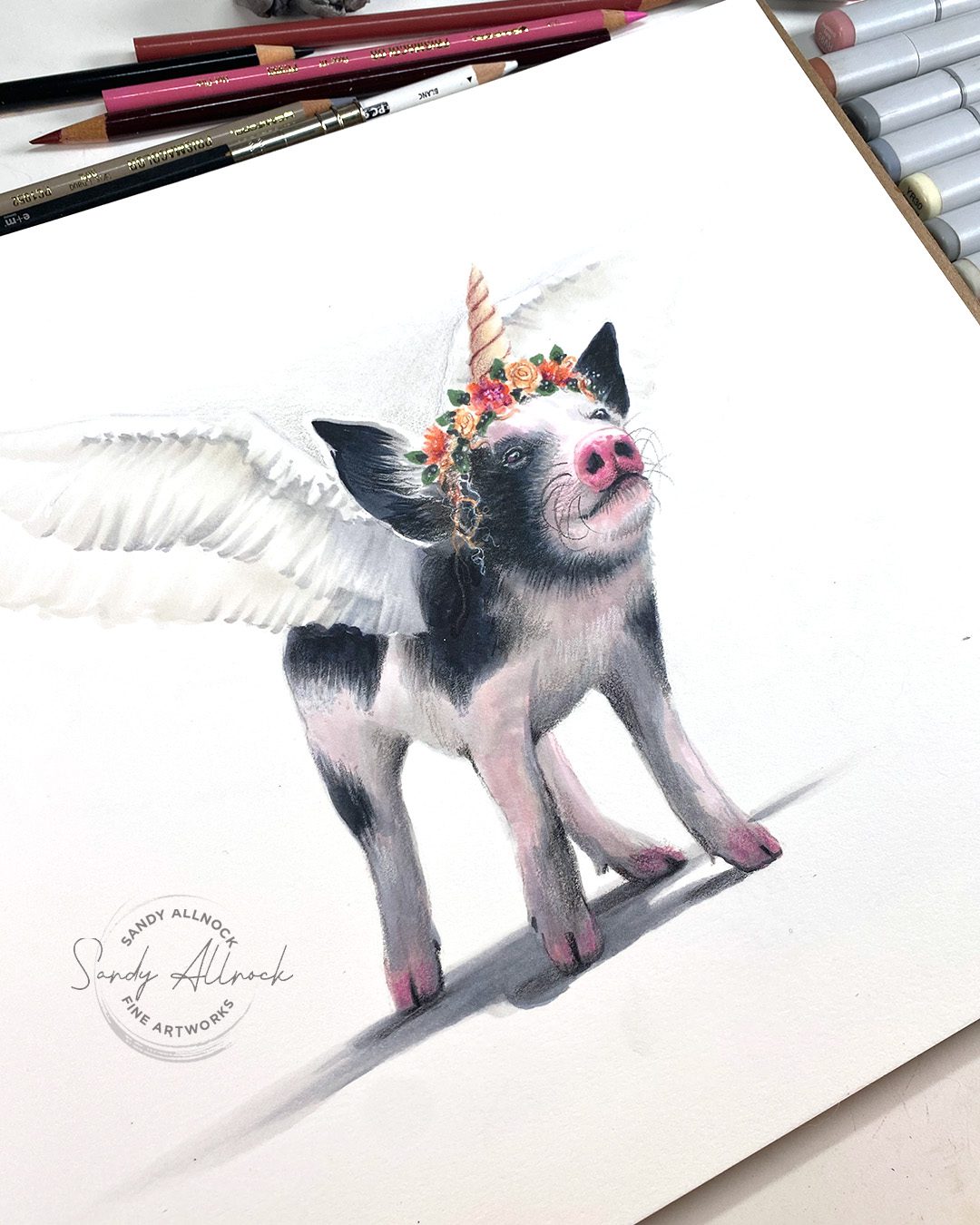Sandy Allnock when pigs fly1