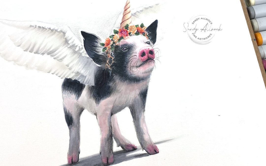 When Pigs Fly: A drawing, class news, and a story!