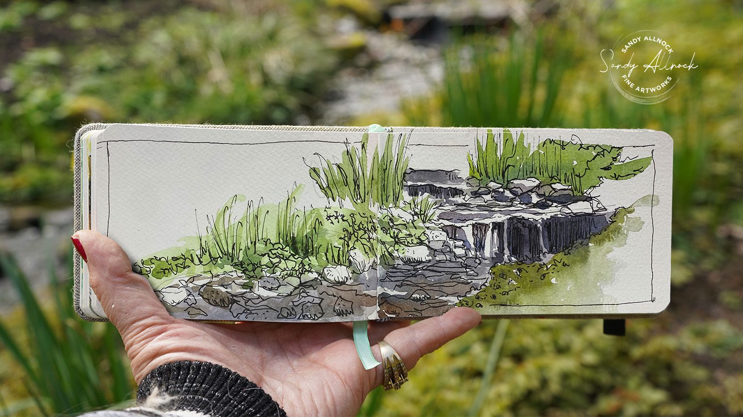 Sandy Allnock Earth Day Sketch