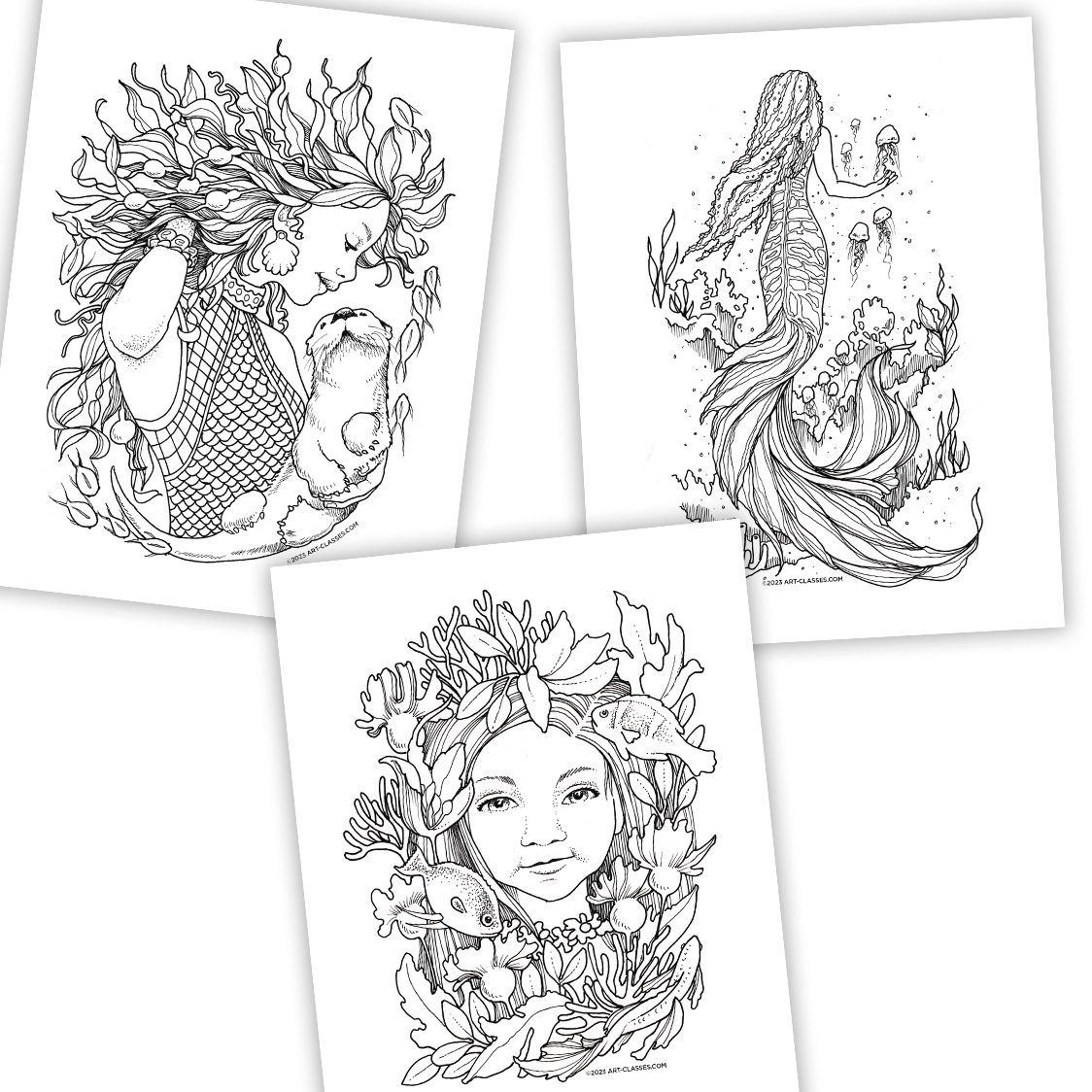 Mermaid trio