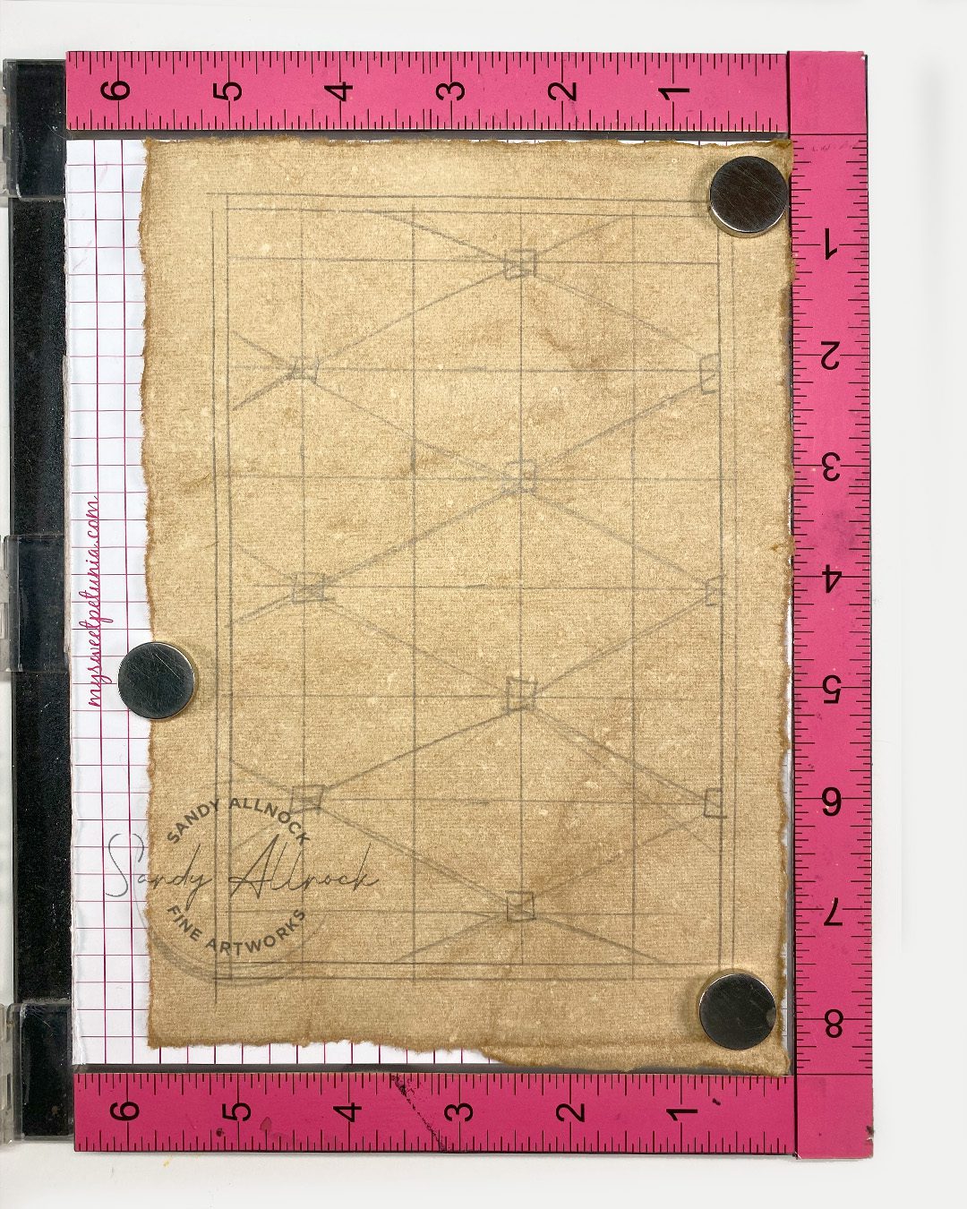 Sandy Allnock Tiffany Stamp Doodle2