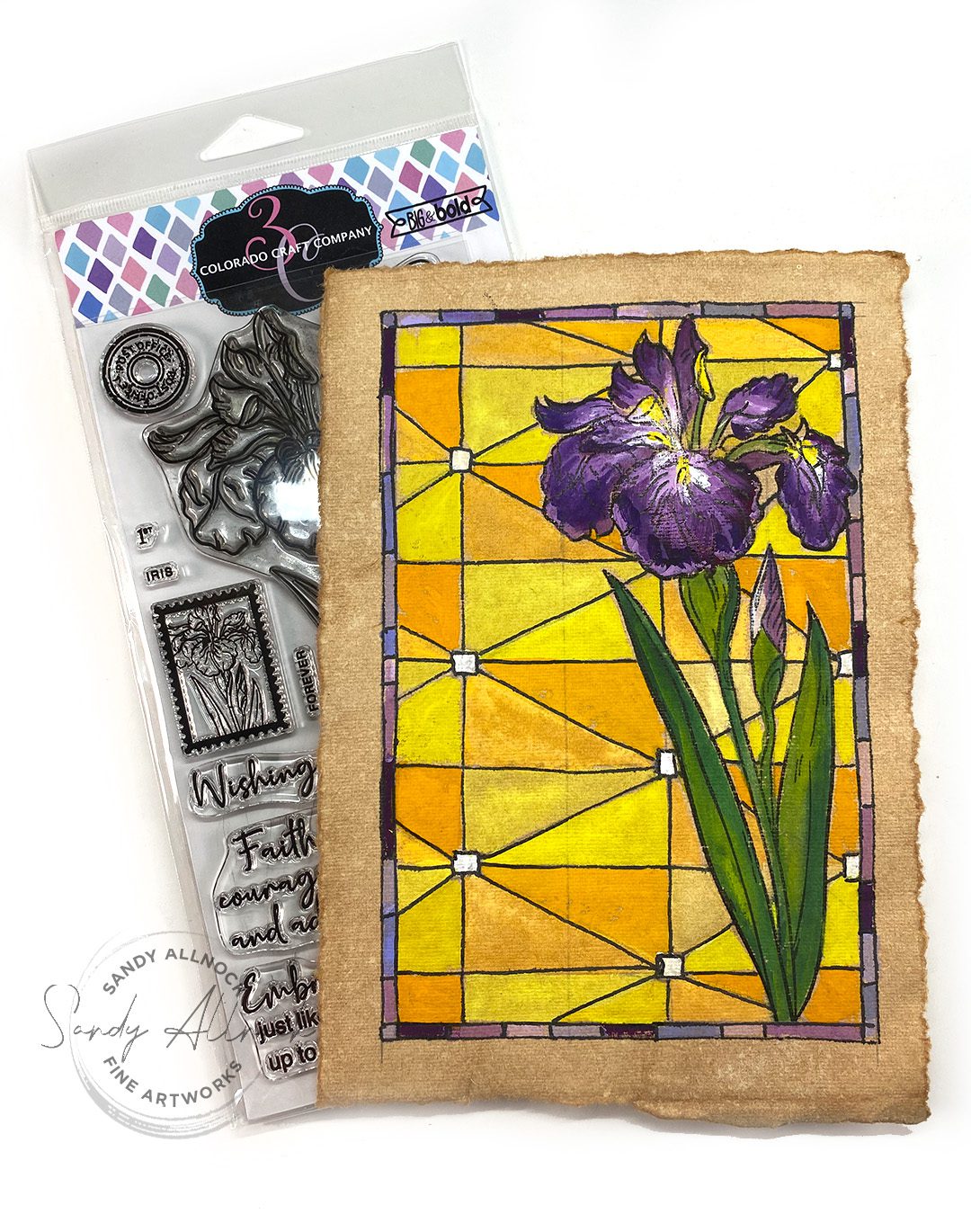 Sandy Allnock Tiffany Stamp Doodle3