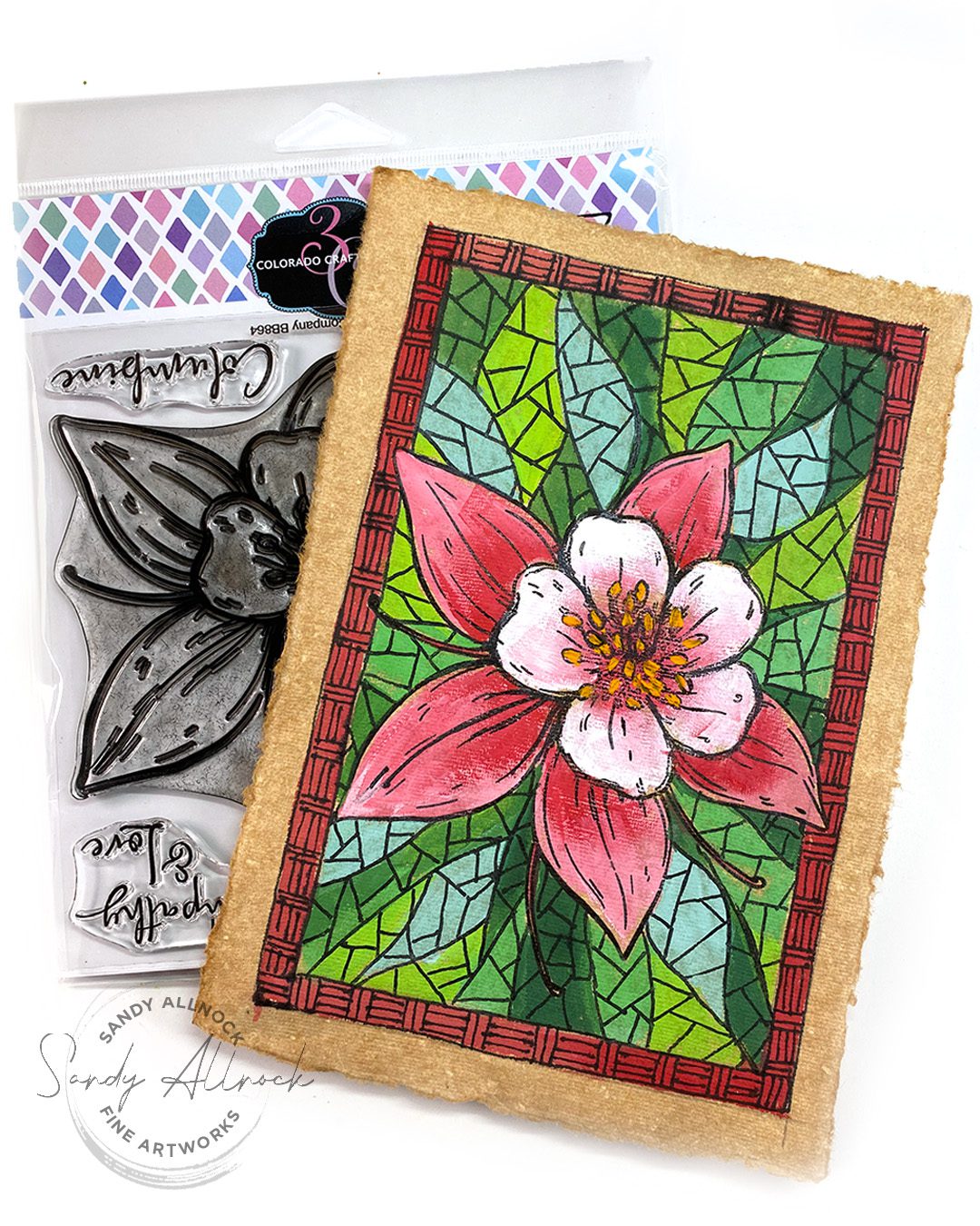 Sandy Allnock Tiffany Stamp Doodle6
