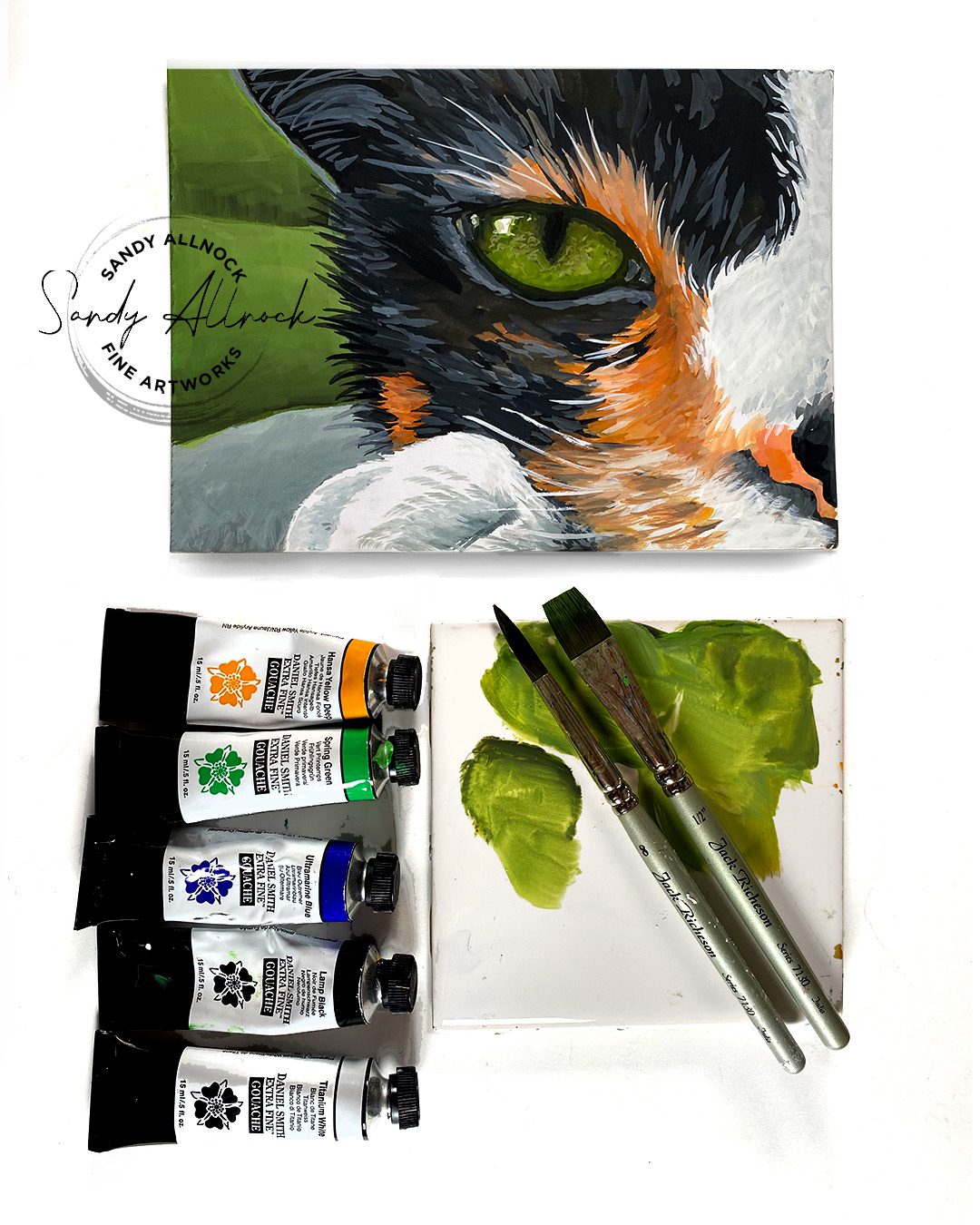 Sandy Allnock cats eye green 2