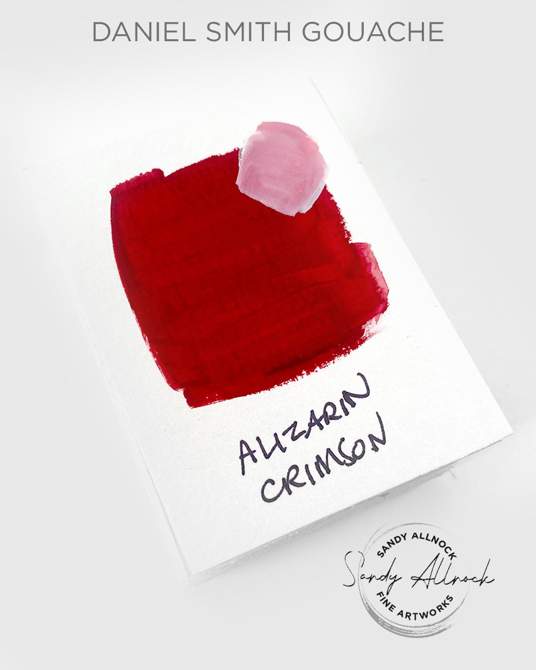 DS gouache alizarin crimson