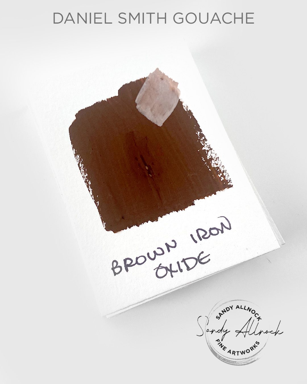 DS gouache brown iron oxide