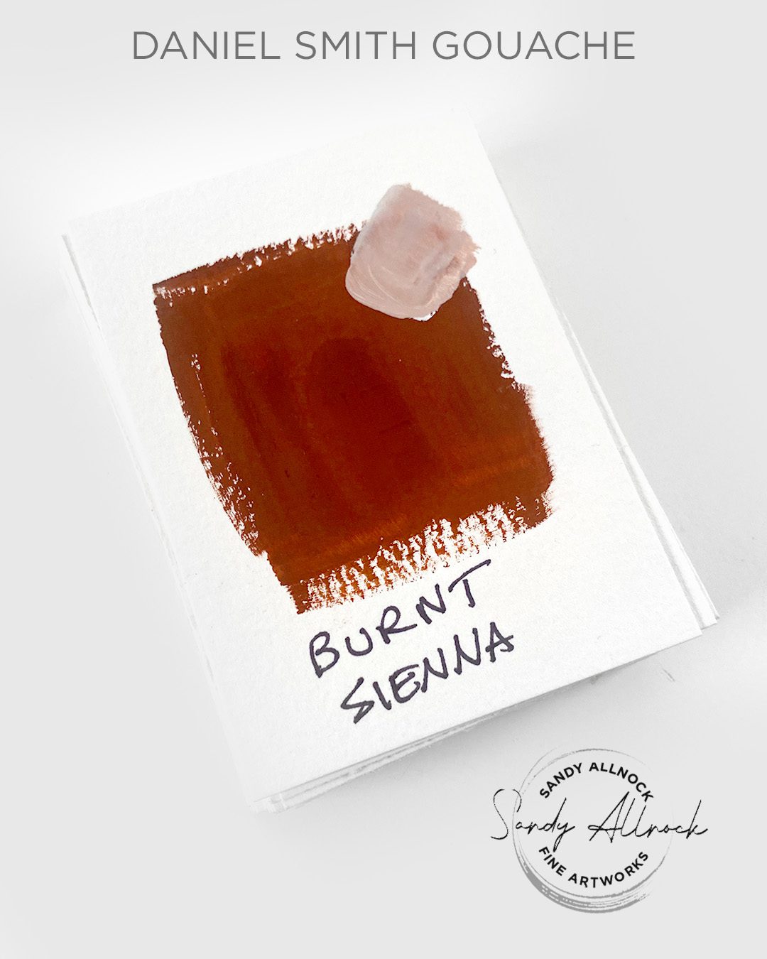 DS gouache burnt sienna
