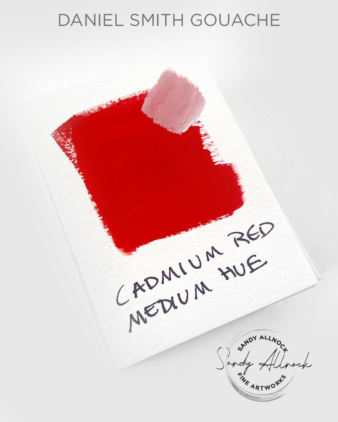 DS gouache cadmium red medium