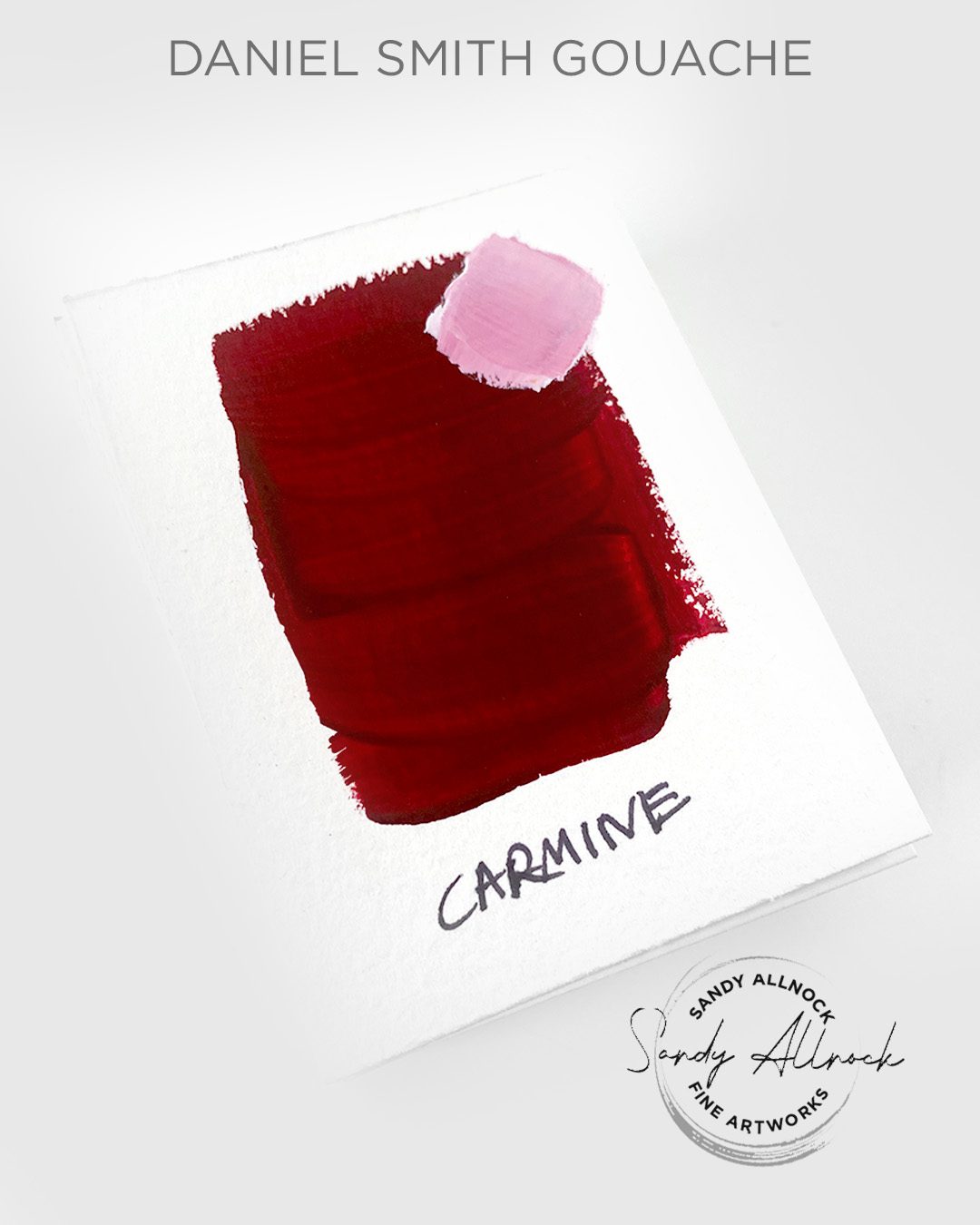 DS gouache carmine