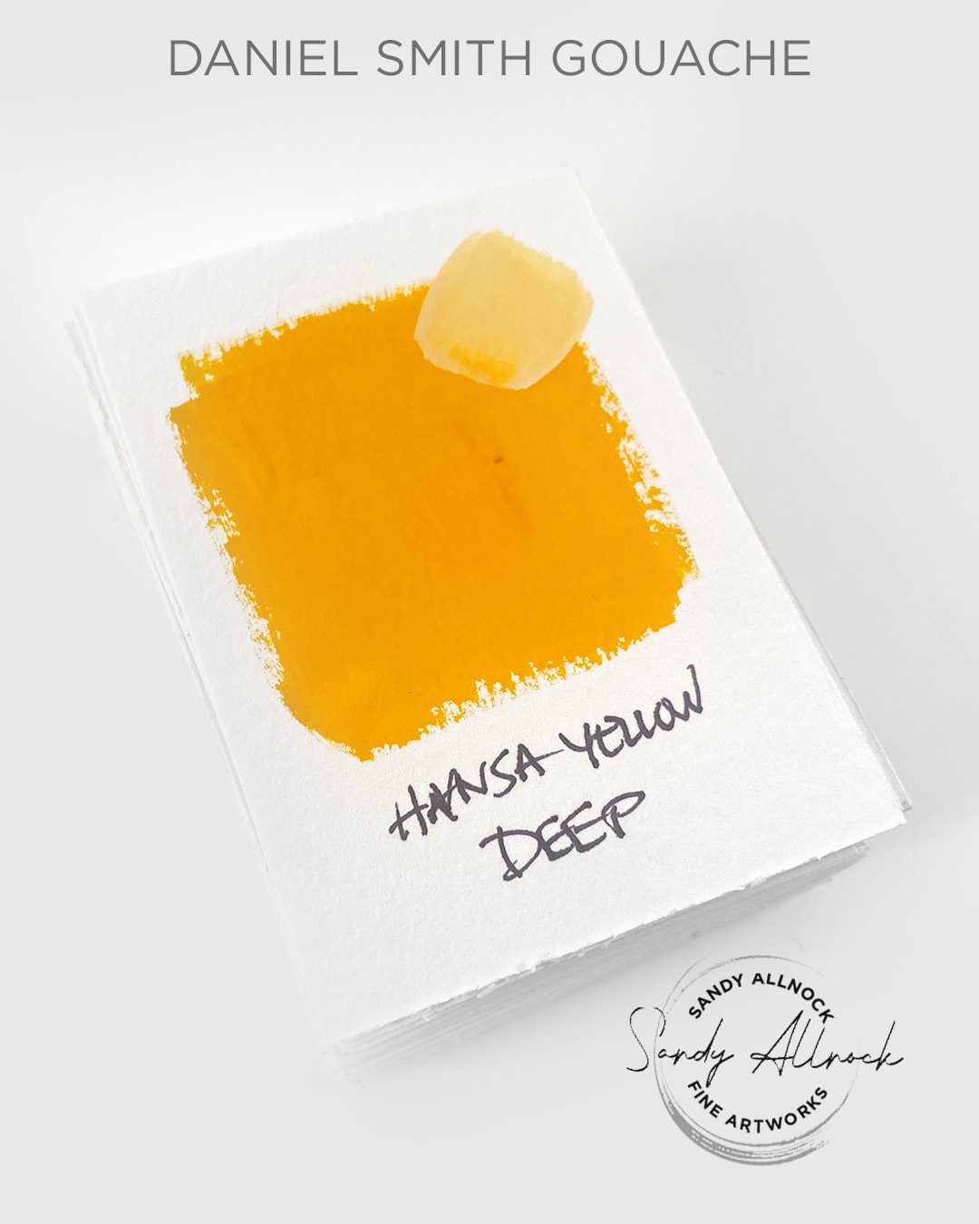 DS gouache hansa yellow deep