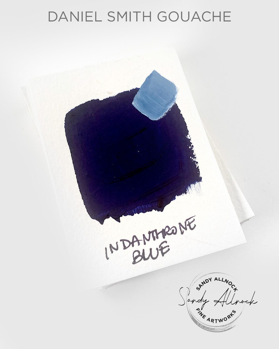 DS gouache indanthrone