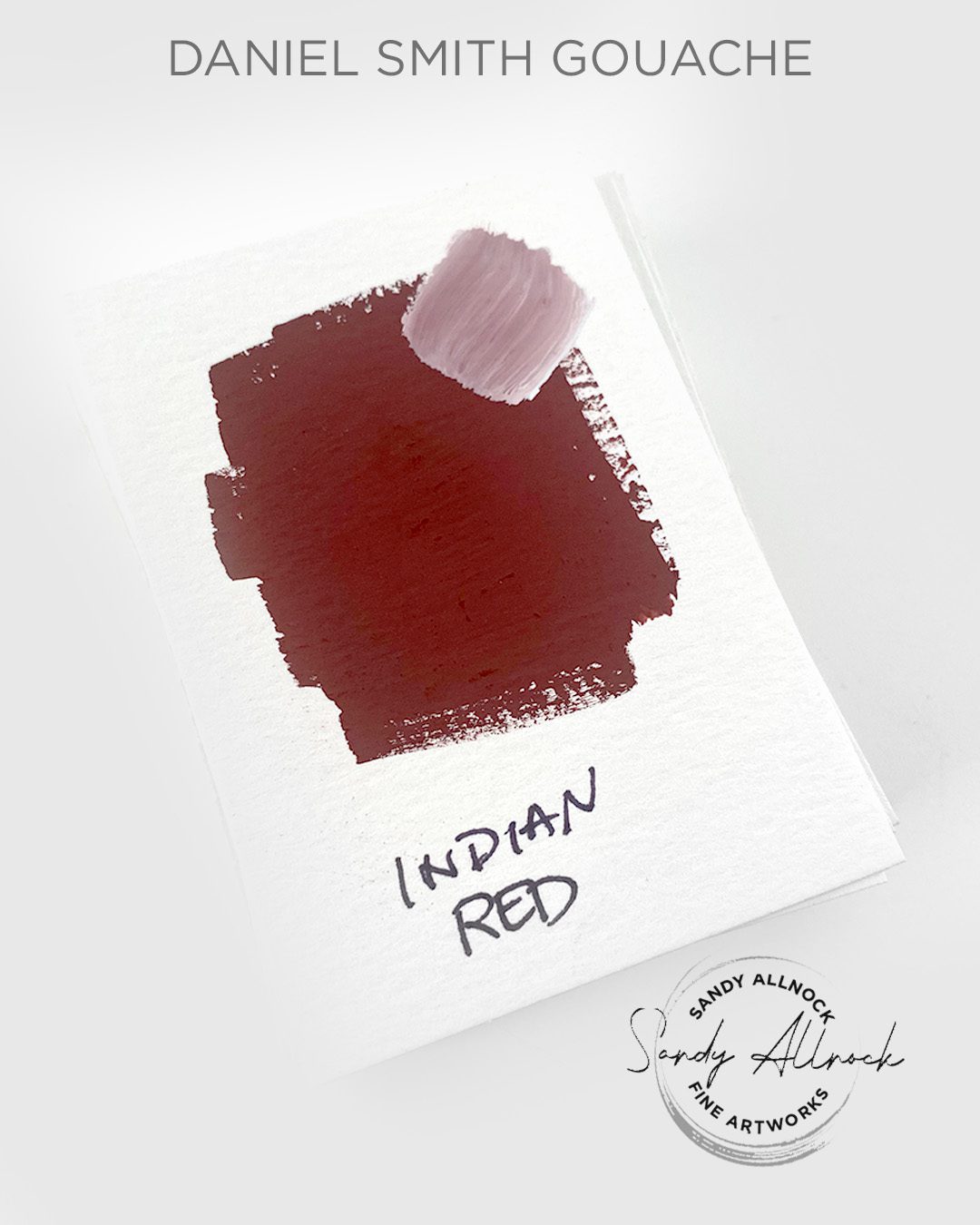 DS gouache indian red