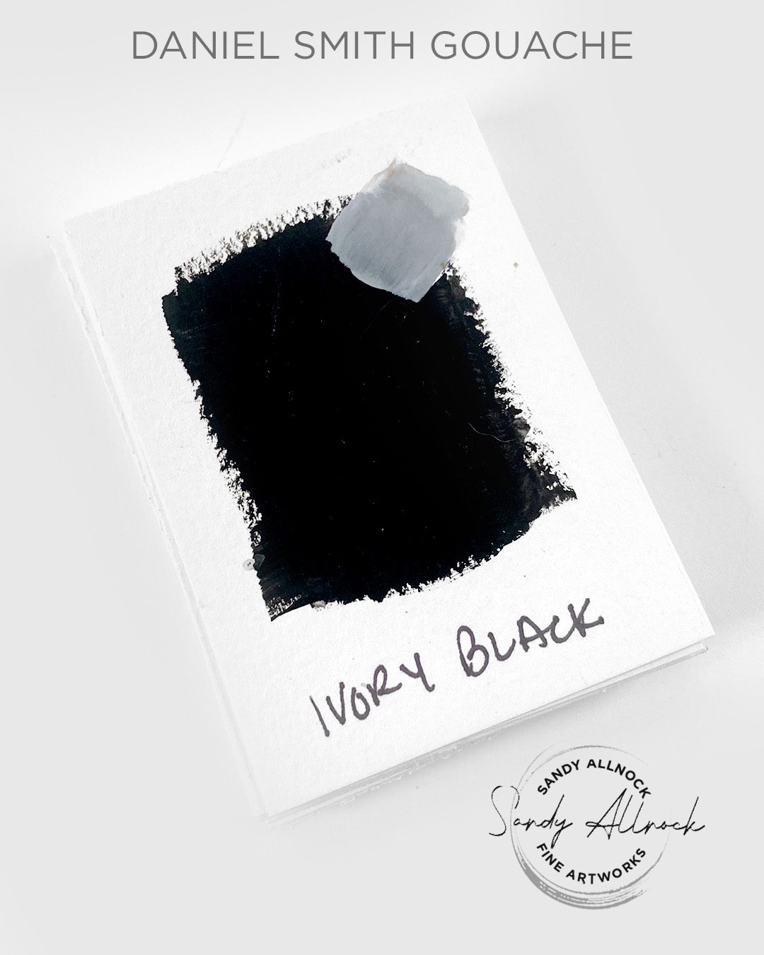 DS gouache ivory black