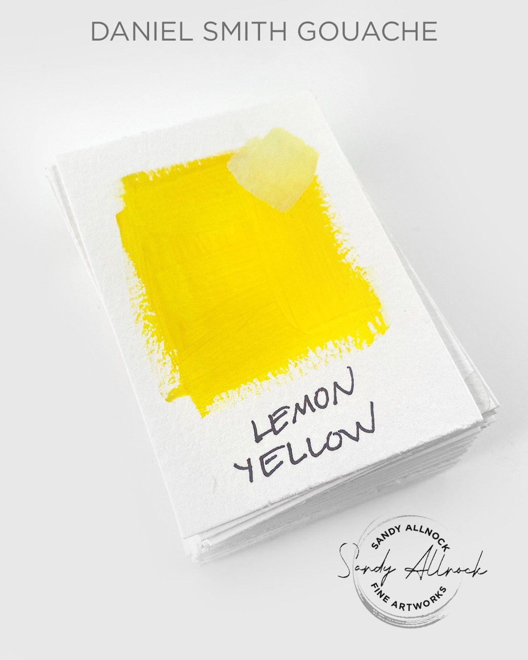 DS gouache lemon yellow