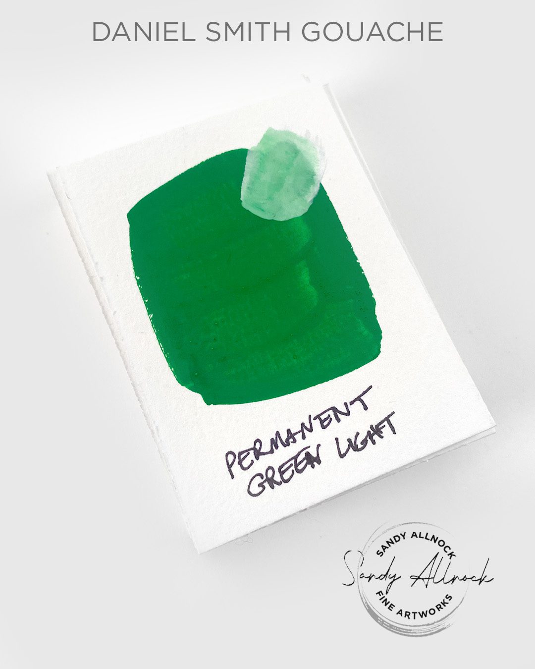 DS gouache permanent green light