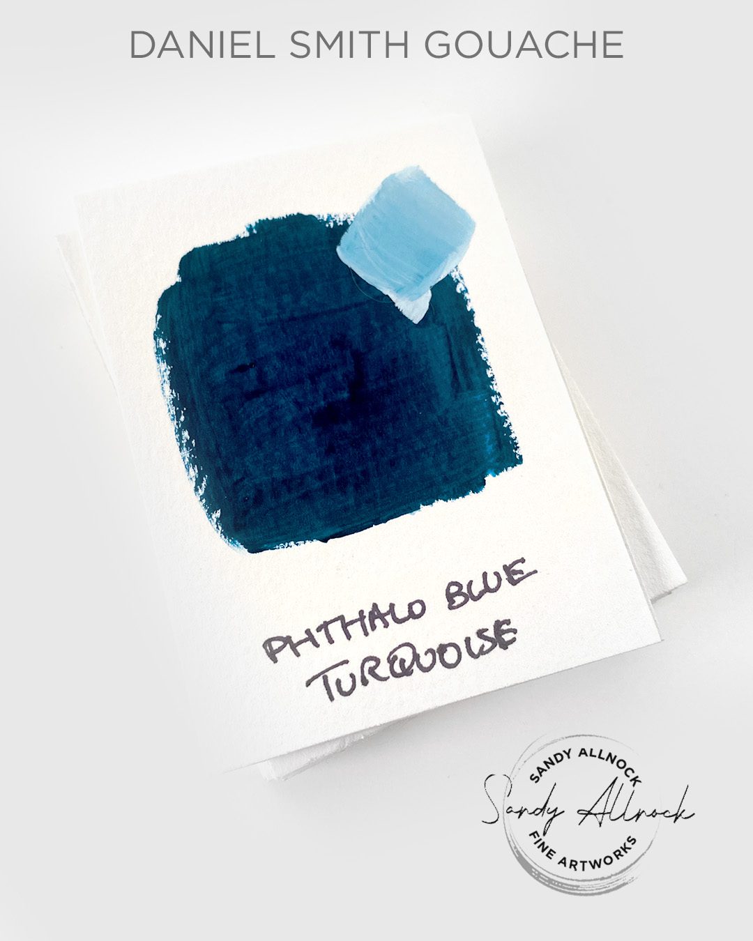 DS gouache phthalo blue turquoise