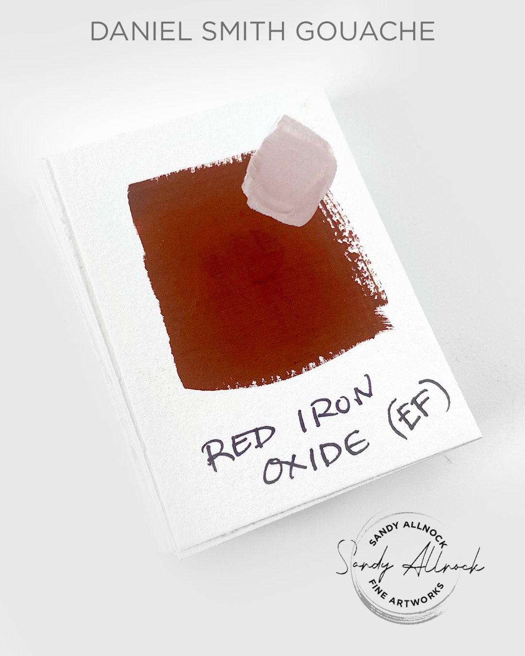 DS gouache red iron oxide