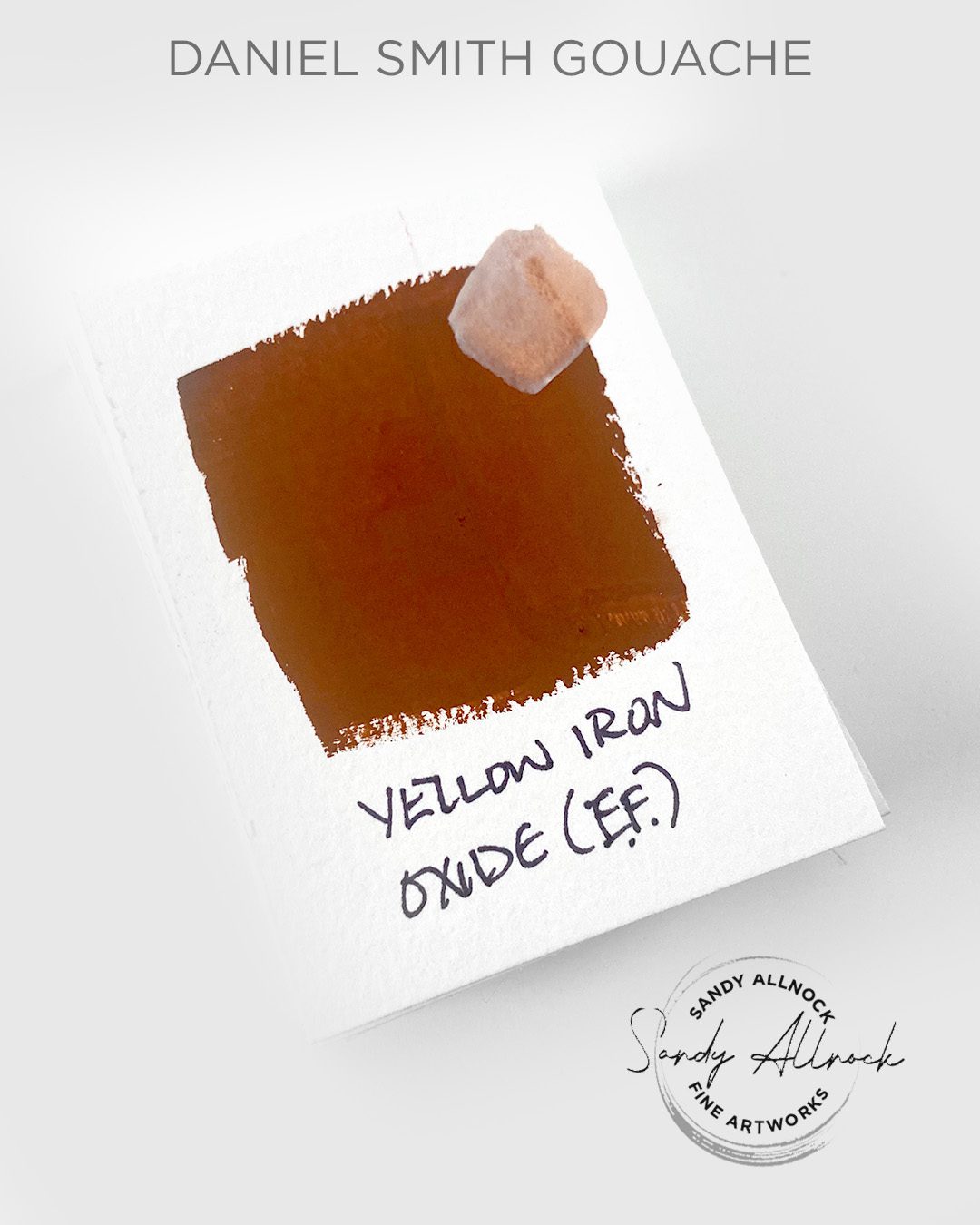 DS gouache yellow iron oxide
