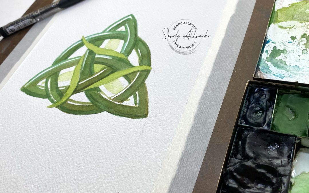 EASY! Draw a Celtic Trinity Knot