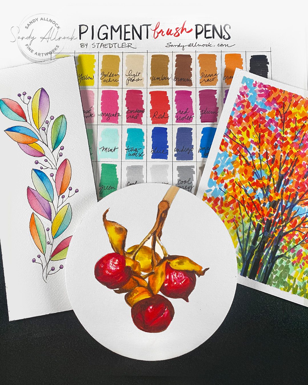 Sandy Allnock Pigment Pens 1