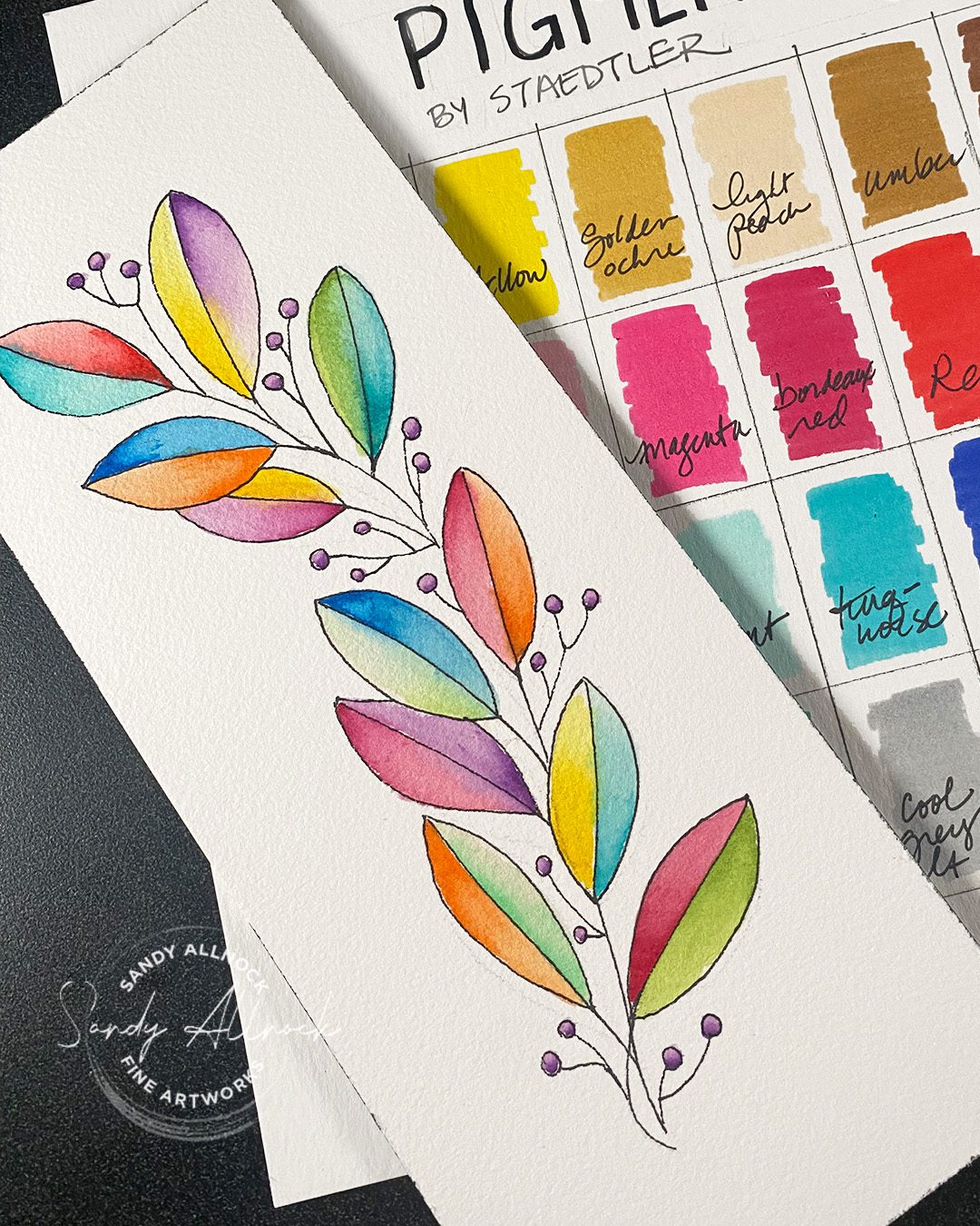 Sandy Allnock Pigment Pens 3