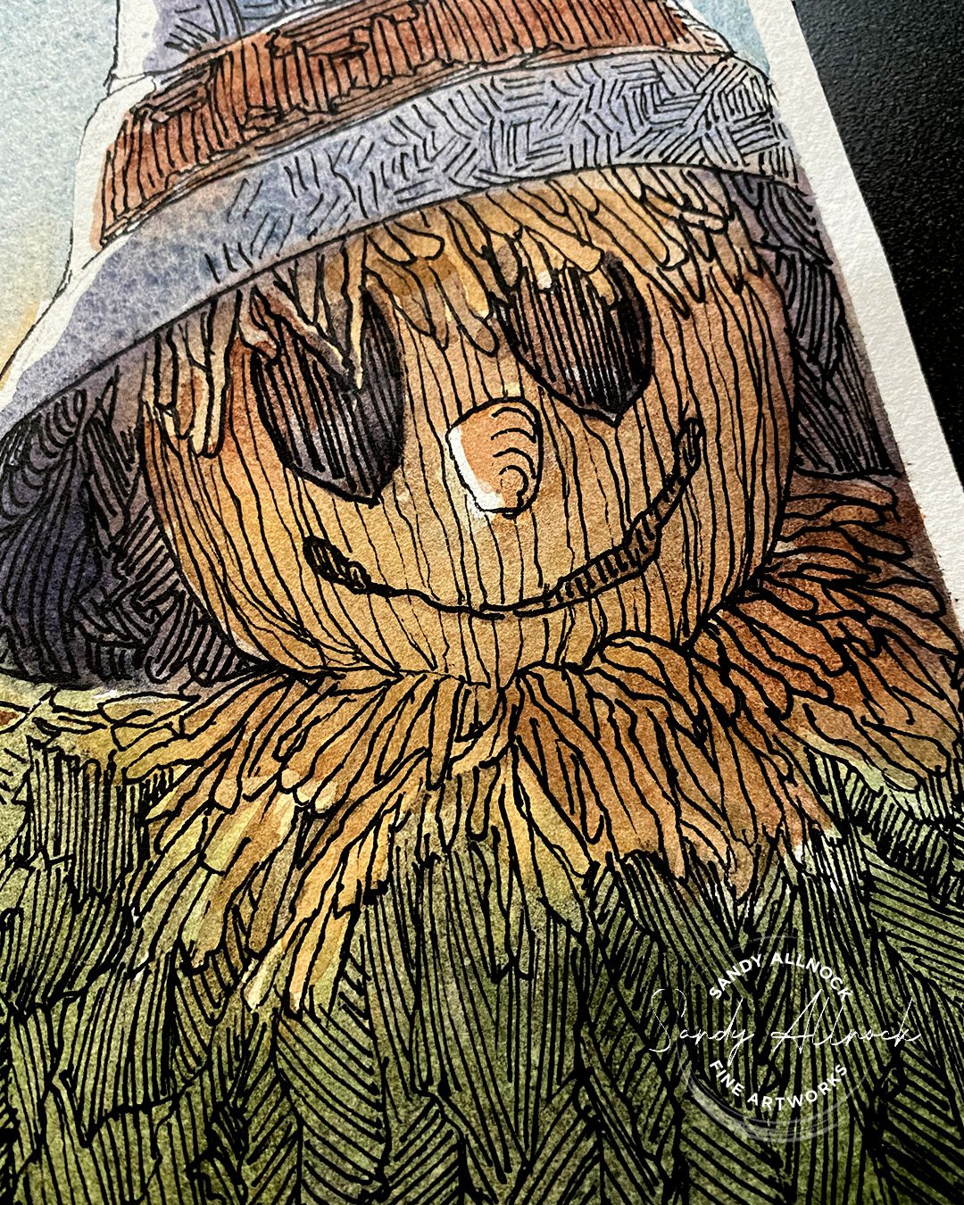 Sandy Allnock ink drawings flow 2