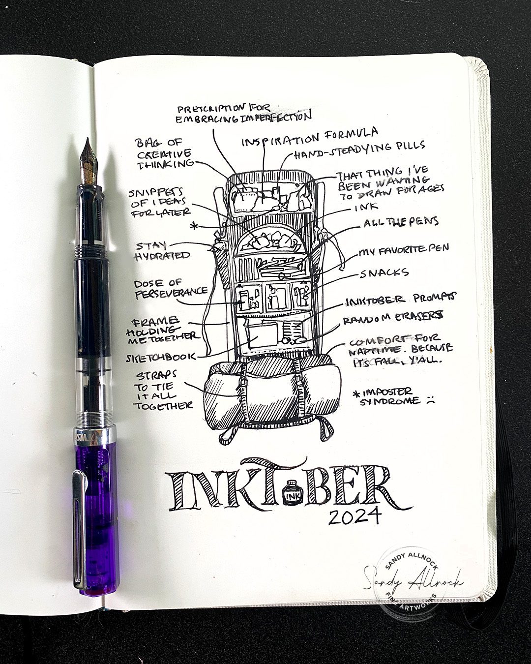 inktober1 backpack