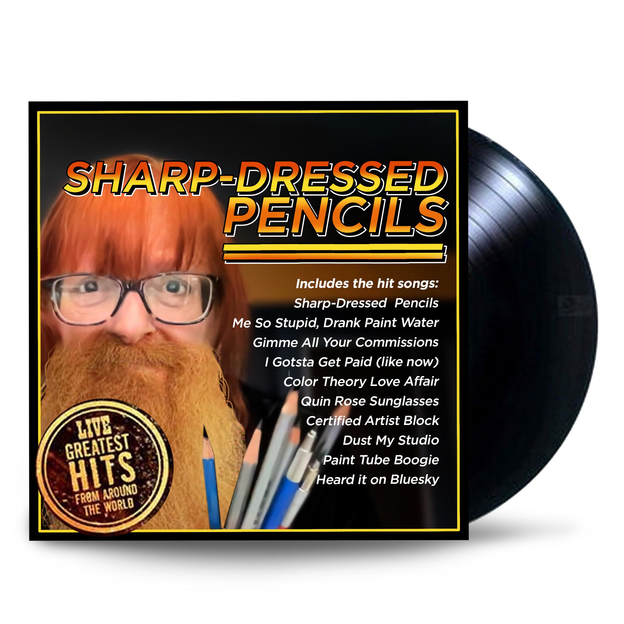 sharp dressed pencils album cover
