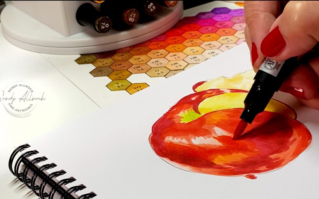 How to make daily drawing MORE EXCITING – ft OLO marker storage tower
