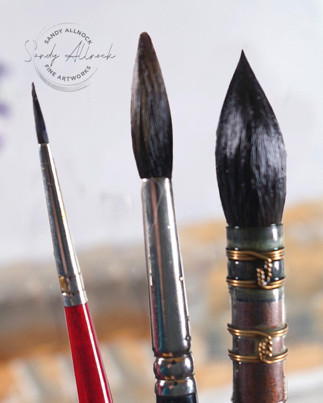 Sandy Allnock A tale of three brushes 1