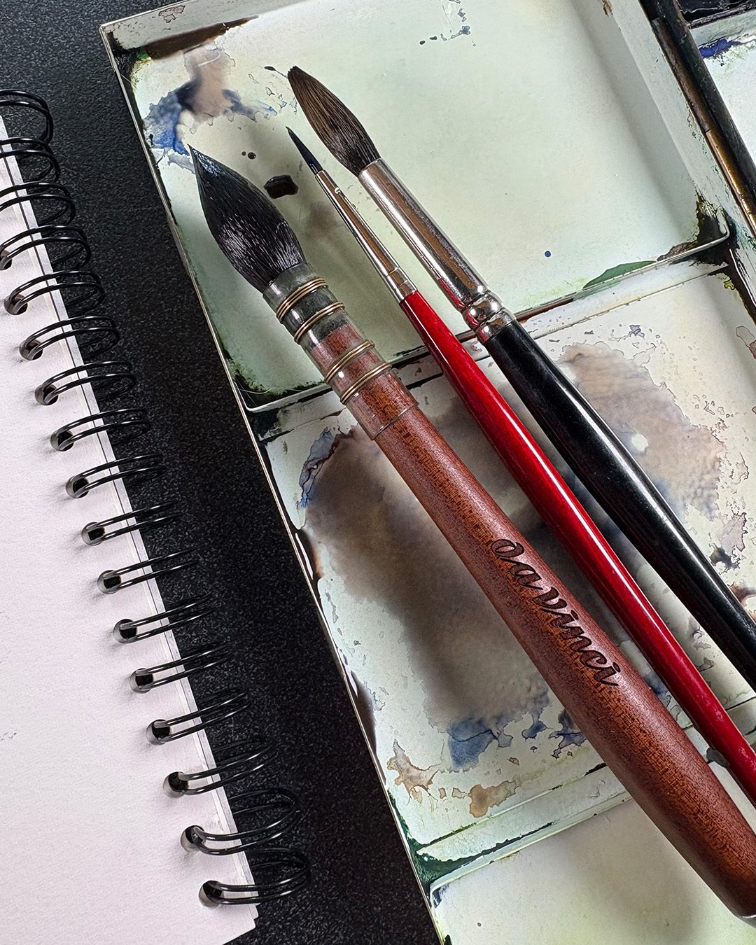 Sandy Allnock A tale of three brushes 2